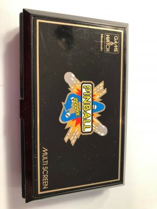 Vintage Nintendo Game & Watch Multi Screen Pinball Usa Version 1983