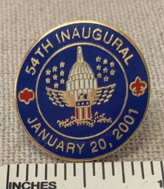 54th Us Presidential Inaugural Boy Girl Scout Pin Hat Uniform Bush Cheney Bsa
