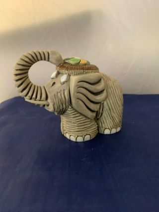 Artisan Rinconada Elephant Figurine
