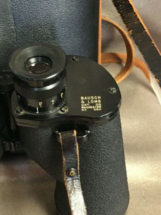 Vintage Bausch & Lomb 7 x 50 Binoculars with Case marked CFS 3