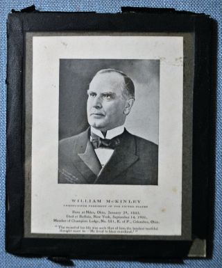 Memorial Frame Of William Mckinley - 25th U.  S.  President - 5 " X 6 "