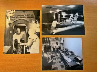 3 Press Photos At Carousel Club (jack Ruby) Of Boxing Club