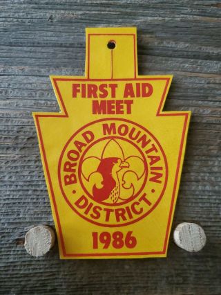 Broad Mountain District,  1986 First Aid Meet,  Hawk Mountain Council,  Bsa,  Boy.