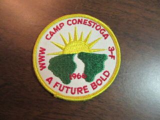 3 - F 1966 Area Conference Pocket Patch Camp Conestoga Sag