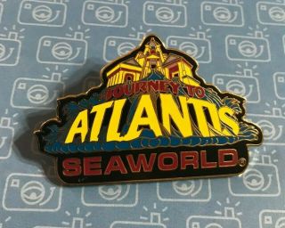 Vintage Very Rare Sea World Journey To Atlantis Collectible Pin L@@k
