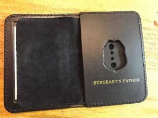 York City Sergeants Father Mini Shield Wallet And Id Holder