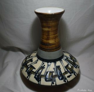 Vintage Harsa Israel Pottery Vase