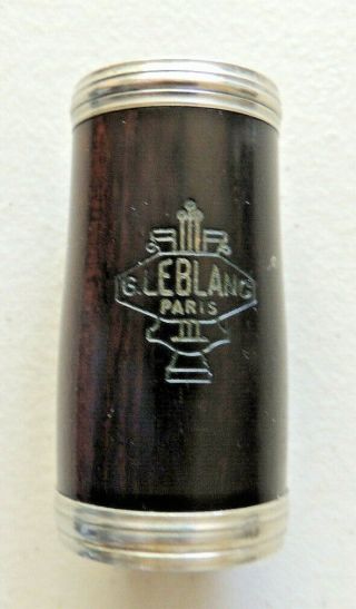 Vintage G.  Leblanc Paris Clarinet Barrel 60 Mm Fine
