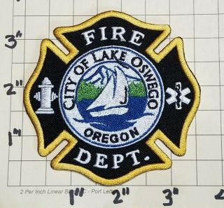 Lake Oswego (or) Fire Department Patch - Style 2