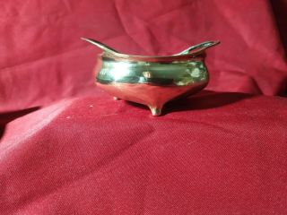 Antique Chinese Polished Bronze Censor With Mark Qing