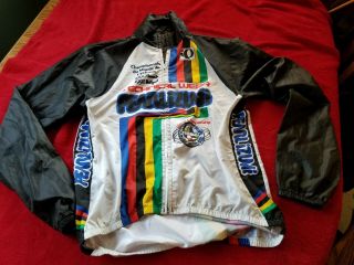 Vtg.  Colorful Pearl Izumi Bicycling Jacket Jersey 90 