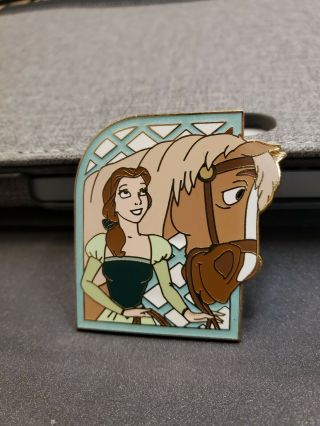 Disney - Princesses With Horses - Belle Beauty And The Beast Philippe Pin