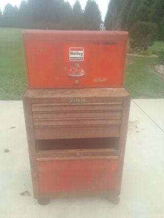 Vintage Snap On Tool Box,  Chest Top And Bottom Boxes Kra 58 B