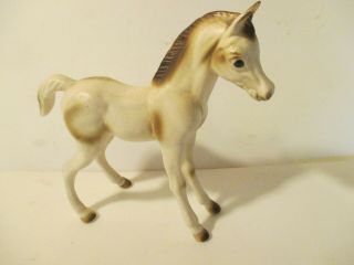 Vintage Ceramic Porcelain Horse Figurine Colt Korea