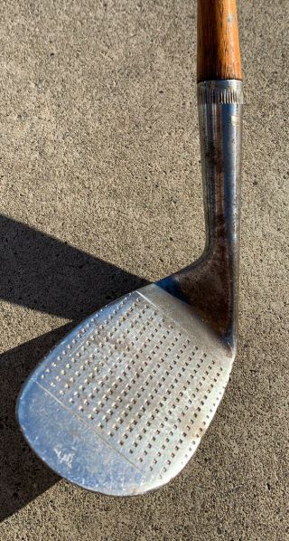 Vintage Wright & Ditson (st.  Andrews) Hickory Shafted Niblick Golf Club
