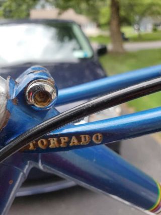 Torpado Classic Vintage Italian Steel Frame/fork And Seat Post