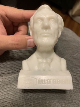 Vtg Abraham Lincoln Mold - A - Rama Chicago Science Industry Museum Souvenir Vintage