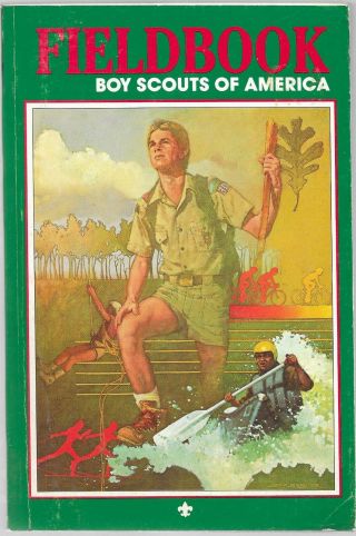 1990 Printing Fieldbook Vintage Boy Scouts Of America Bsa Book