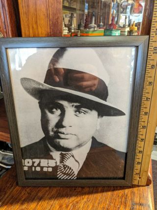 Mobster Afonse " Al " Capone 8 X 10 Photo In Frame