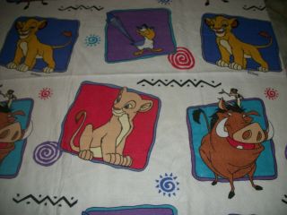 Vintage 1990s Disney The Lion King Blanket 71 