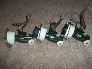 3 vintage Abu Zebco 4 Cardinal spinning fishing reels perch pike bass boat R 2
