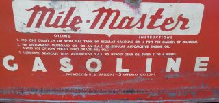 6 GAL Vintage Johnson Mile Master 2 - Line Outboard Boat Motor Gas Tank 3
