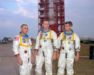 Remembering Apollo 1 Astronauts Grissom,  White,  Chaffe Jan - 27 - 1967 - 8x10 Photo
