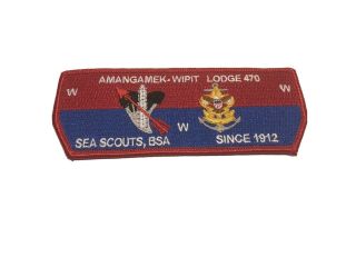 Amangamek - Wipit Lodge 470 - Sea Scout Flap Only 300 Made