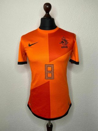 Vintage Netherlands National Team Match Worn Home Jersey Shirt Size M