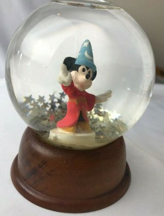 Vtg England Collectors Society Mickey Mouse First Edition Disney Snow Globe