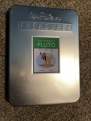 Walt Disney Treasures The Complete Pluto 1947 - 1951 2 Disc Set Dvd Tin Volume Two