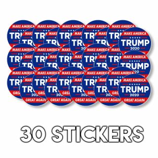 Make America Great Again Trump 2020 Hard Hat Sticker President America 30x Blue