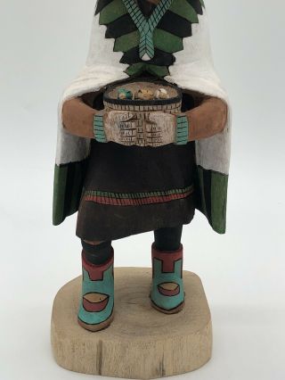 Vintage Hopi Crow Mother Doll Signed By D.  Adams 3