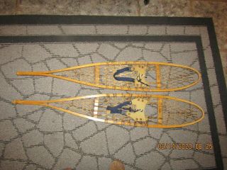 Snow Shoes - - Faber Vintage Snow Shoes - Condition/ Bindings 56 X 10