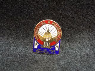 Presidential Inauguration Enamel Badge - Bill Clinton 1993