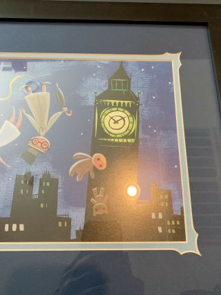 Disney Peter Pan and Tinkerbell 55th Anniversary Matted Print by Amanda Visell 2