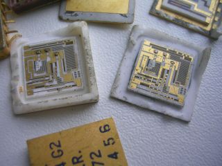 GOLD VINTAGE CERAMIC INTEGRATED HYBRID CIRCUITS 350g FOR GOLD SCRAP RECOVERY 3