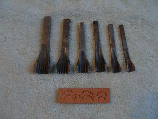 Vintage Leather Tools Pinking Punches