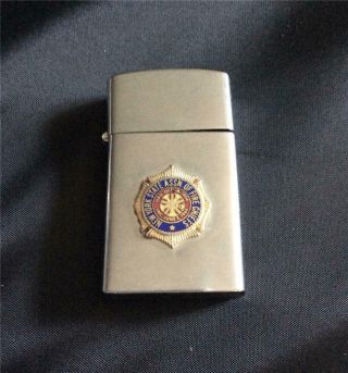 Vtg York State Association Of Fire Chiefs Vtg Barlow Lighter