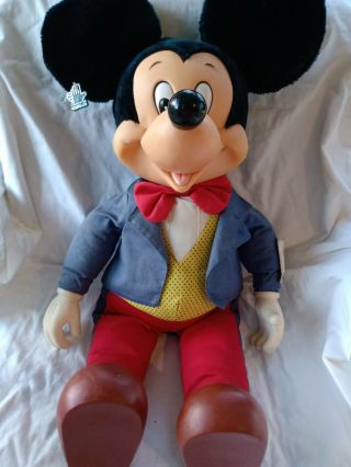 Vintage Disney Mickey Mouse Applause Plush