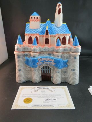 Disney 40th Anniversary Sleeping Beauty Castle Cookie Jar