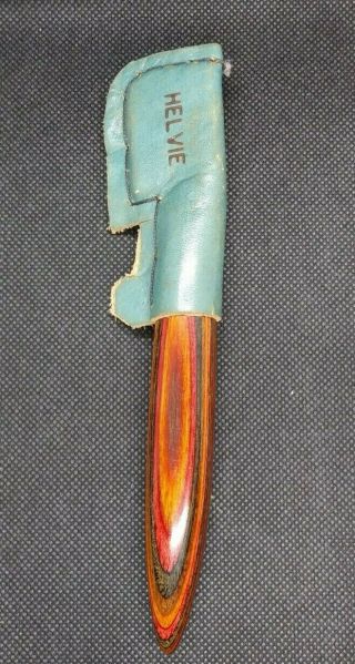 Vintage Helvie Wood Carving Knife