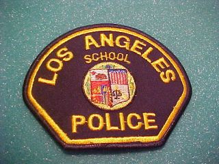 Los Angeles California School Police Patch Shoulder Size Type 1