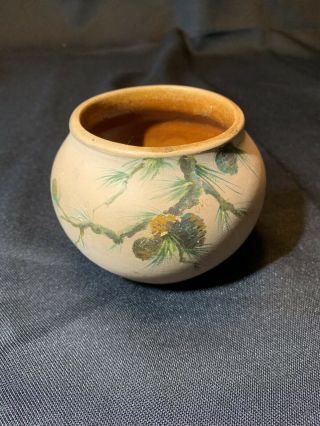 Vintage Kohler Ware Pottery St Petersburg Fl/ Hand Painted Unglazed Signed