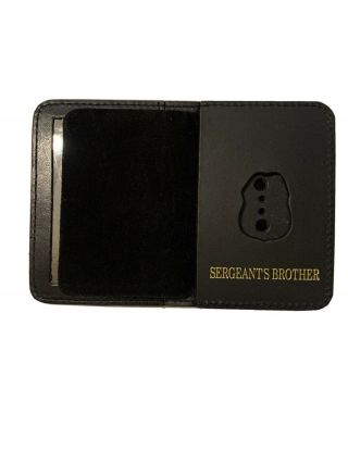 York City Sergeants Brother Mini Shield Wallet And Id Holder
