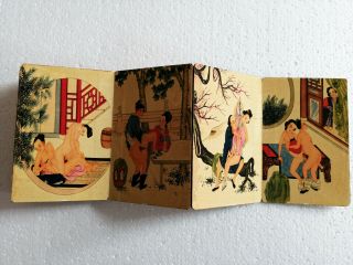 Old Oriental Chinese Paper Painting Ancient Wedding Dowry Collect Book Art
