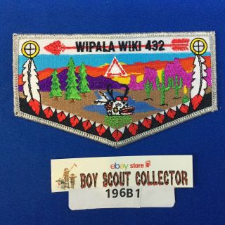 Boy Scout Oa Wipala Wiki Lodge 432 Vigil Smyorder Of The Arrow Pocket Flap Patch