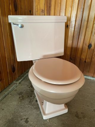 Vintage Pink Standard Toilet