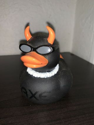 Axe Body Spray Accoutrements Devil Rubber Duckie 3.  5 " Duck Black