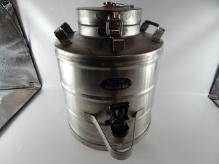 Vintage Chef Insulated Food & Beverage Container 3 Gallon - Stainless Usa